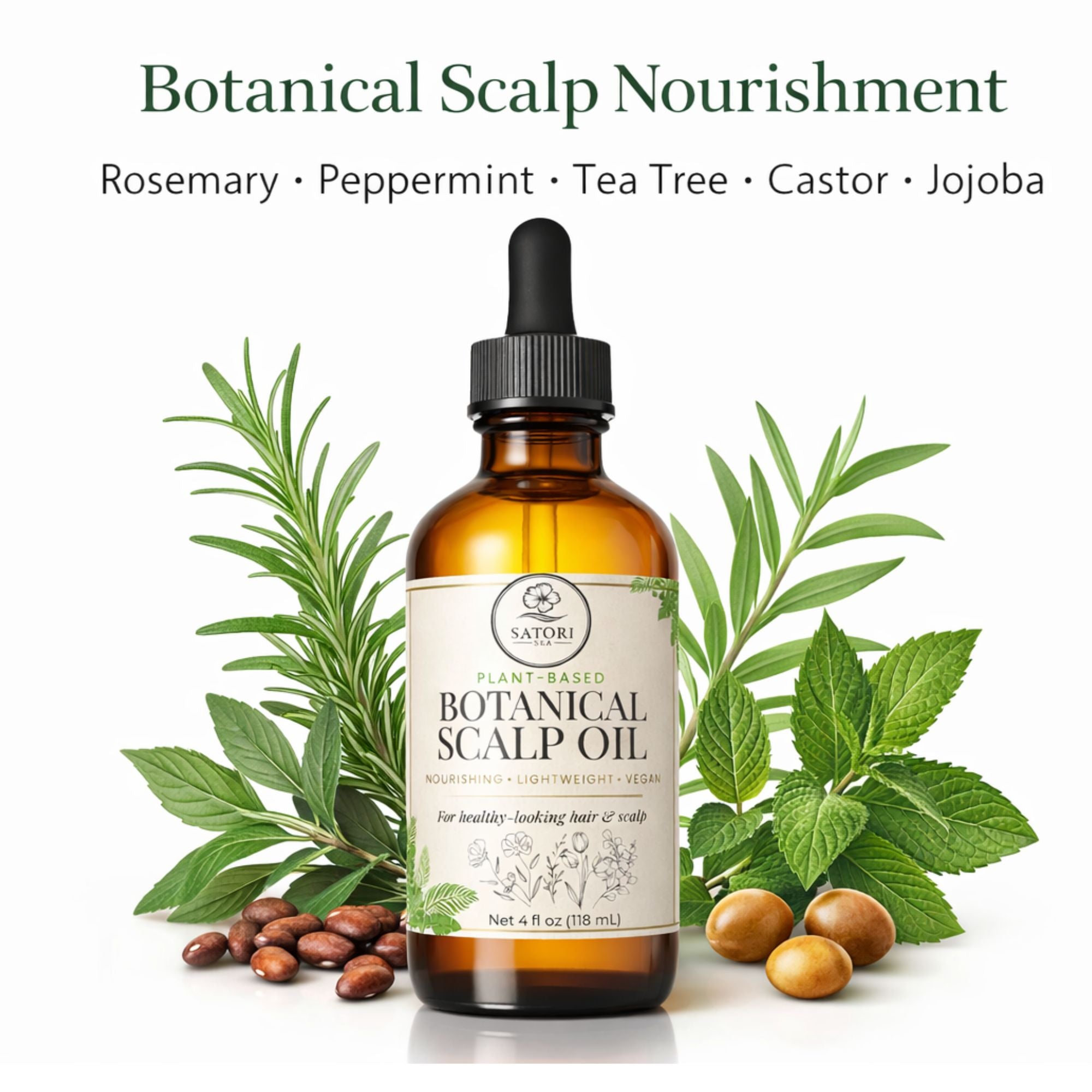 an image of an amber dropper bottle for root renewal oil 2 oz